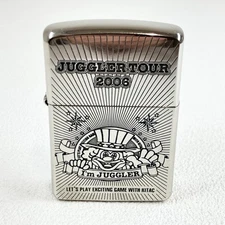 Zippo Juggler Tour 2006 Limited Armor Case Used Serial Number 060100