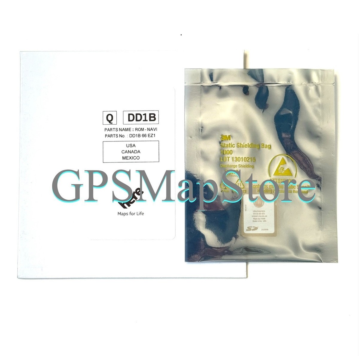 Toyota Navigation SD Card U.S CAN MEX Map DD1B66EZ1 For 2017-2019