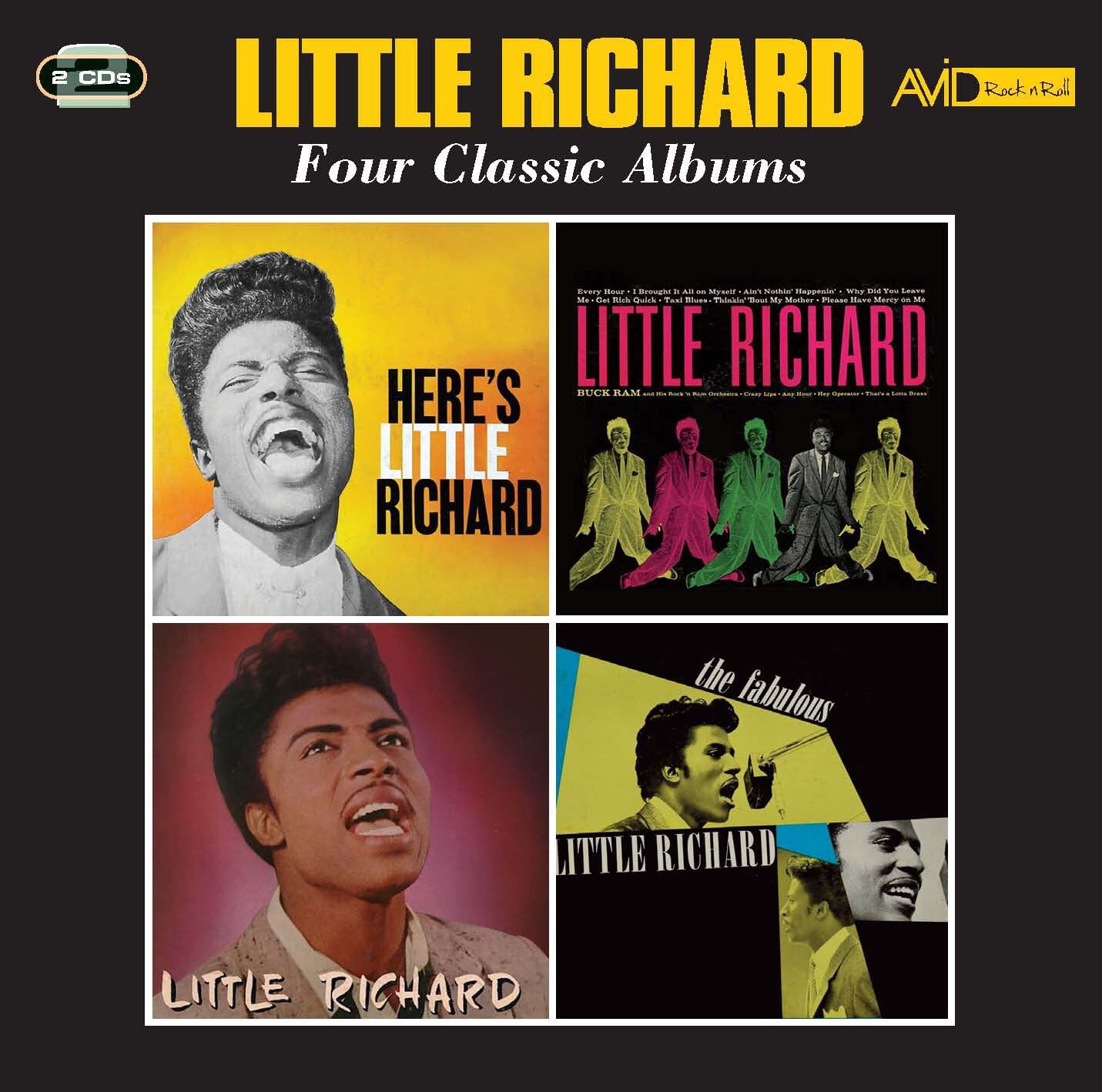 Little Richard - Four Classic Albums (Avid Rock 'n' Roll) 2CD Album