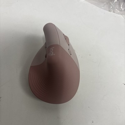 Logitech Lift Vertical Ergonomic Mouse, Wireless, Rose [910-006472] *NO DONGLE*
