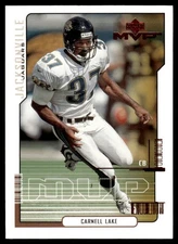 2000 Upper Deck MVP Carnell Lake Jacksonville Jaguars #75 19656