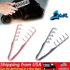 USA Wide Tooth Hair Comb Wide Tooth Comb For Curly Hair Roots Volumizing