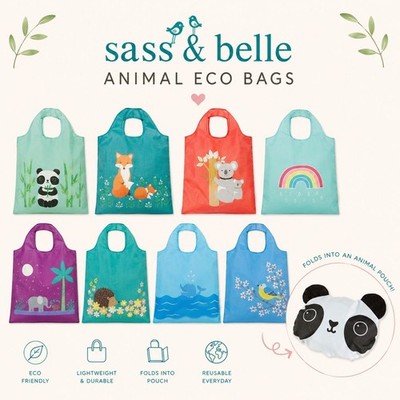 UPICK 1   Eco Bag | Reusable Tote Bag, Kids bag, Foldable, Animal, UK design