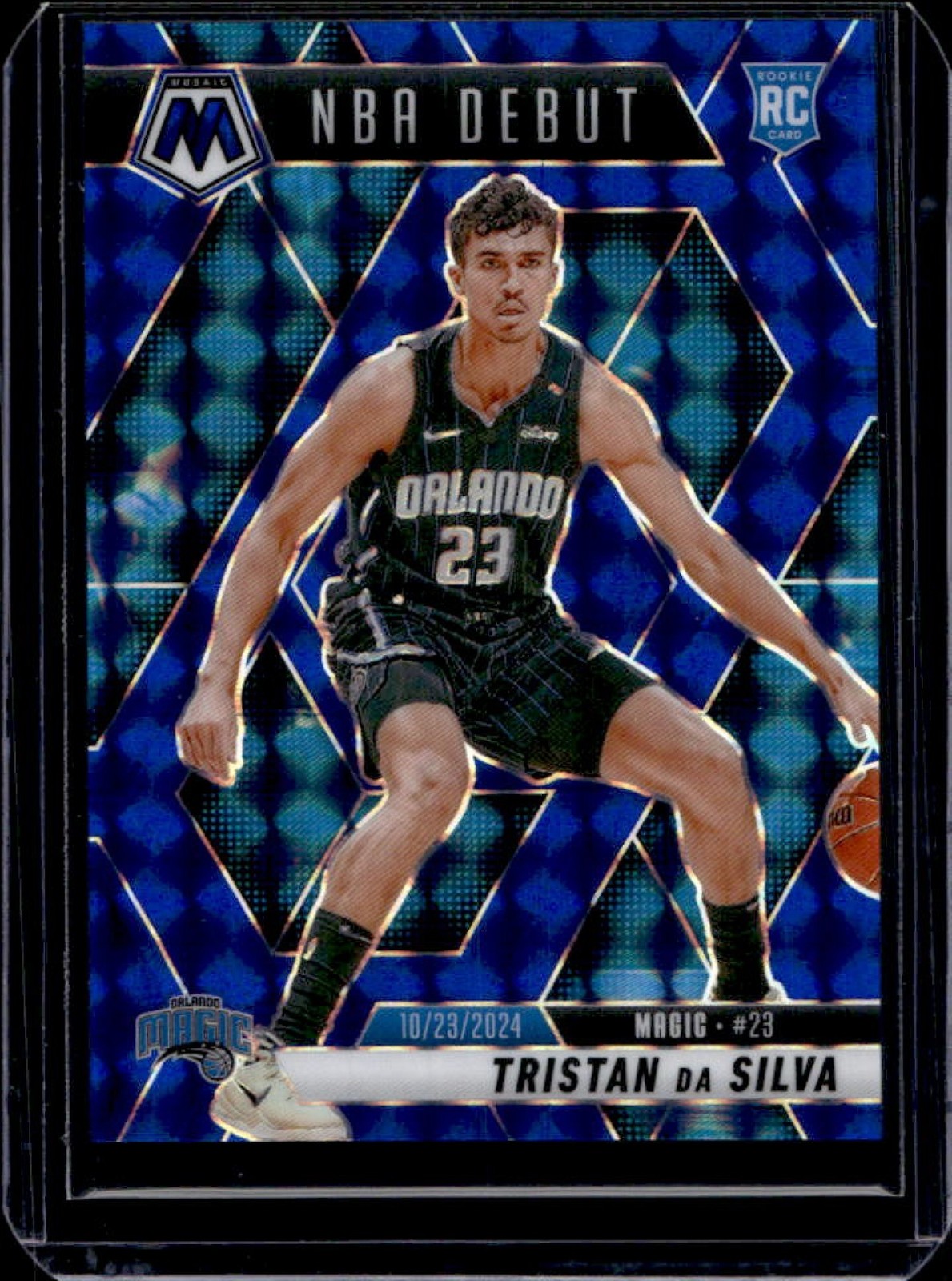 2024-25 Mosaic Tristan da Silva RC Blue Rookie NBA Debut #49/199 Magic