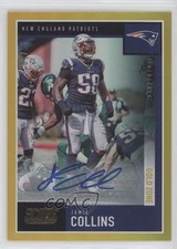 2020 Score Gold Zone Signatures 14/50 Jamie Collins #27 Auto 02x3