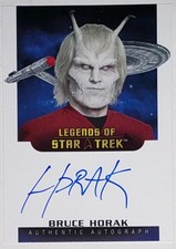 Star Trek Connections Autograph Bruce Horak as Hemmer