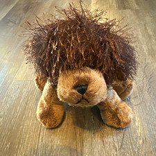 GANZ Webkinz Brown Dog Plush HM195 2006 Vintage Retired No Code