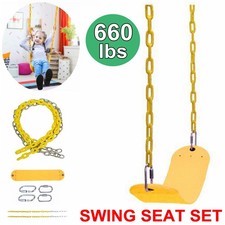 HEAVY DUTY Outdoor Swing Seat Swings Set Replacement with Chain Kids And Adult