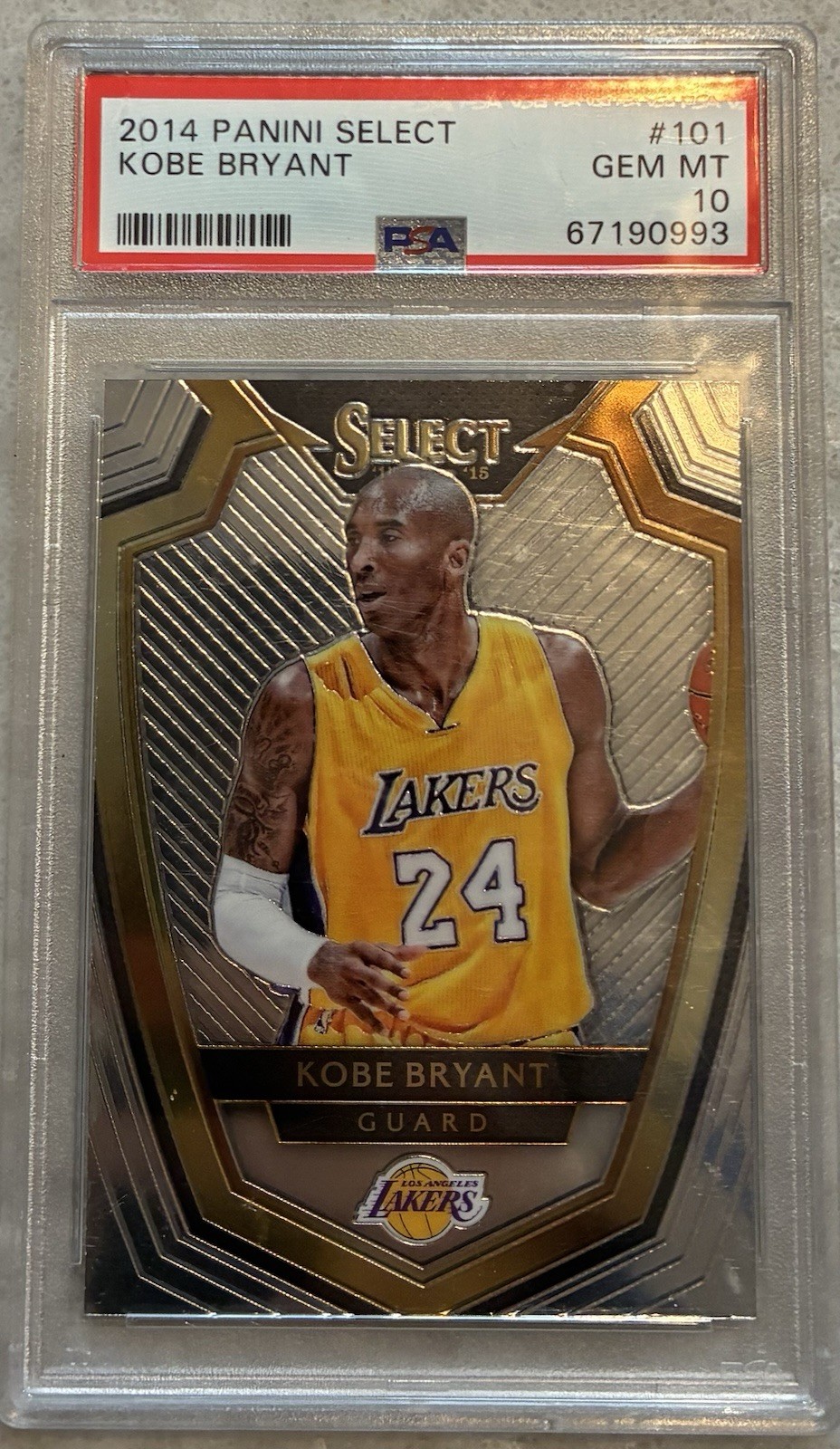 2014-15 Panini Select - Premier Level Kobe Bryant #101