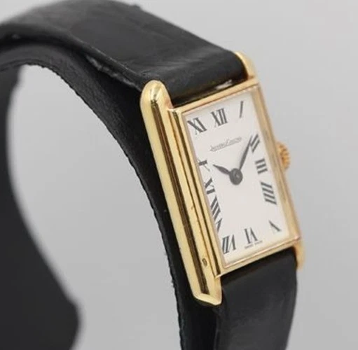 Reloj Jaeger-LeCoultre Cuerda Manual 1500110 Esfera Plateada Vintage Damas Auténtico Foto 3 de 4