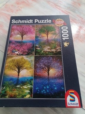 Schmidt - Puzzle  Zauberbaum am See - 1000 Teile - Gebraucht 