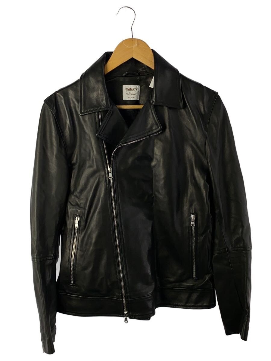 Emmeti Double Riders Jacket/46/Leather/Black 12001