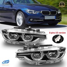 For 2016-2019 Bmw 3 Series F30 F31 Led Headlight No Afs Driverpassenger
