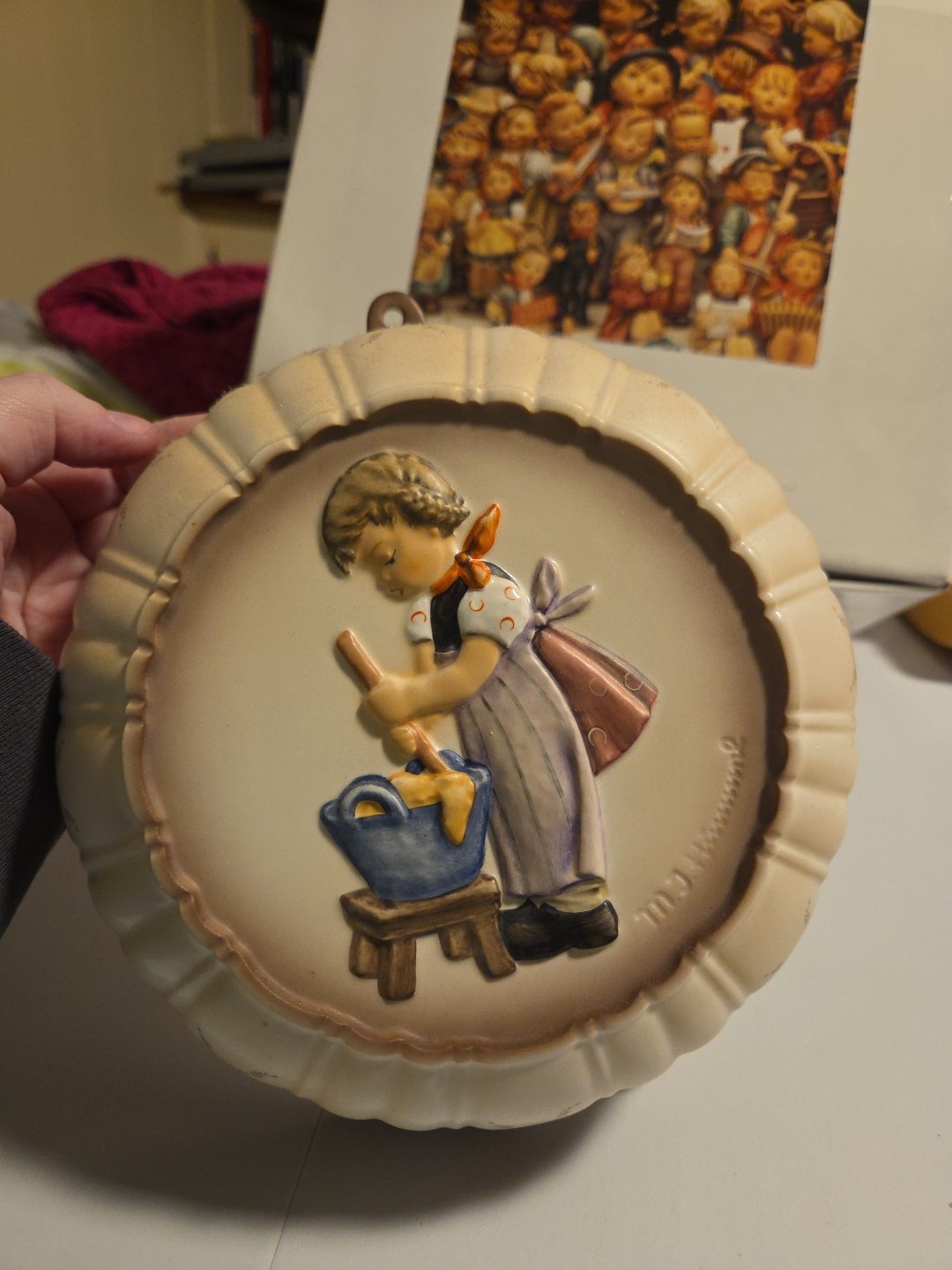  Hummel Kitchen Mould Collection Goebel trademark, Hum 669 Baking Day” With Box