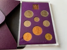 1970 Coinage of Great Britain Proof Set - Pre Decimal Coin Set Royal Mint UK VGC
