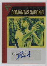 2019-20 Panini Chronicles Flux Auto Red Domantas Sabonis #FA-DSA Auto 0x49