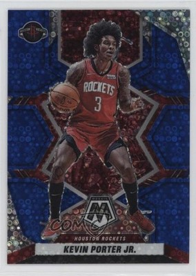 2021-22 Panini Mosaic Fast Break Blue Prizm /85 Kevin Porter Jr #40 12hh