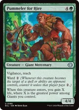 Foil - Pummeler for Hire - 190 - Lorwyn Eclipsed - NM