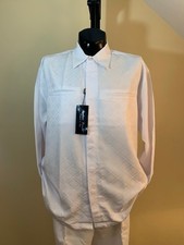    New Men's 2pc Walking Suit - Shirt  Pants Set Size 2 XL  Free Dress S