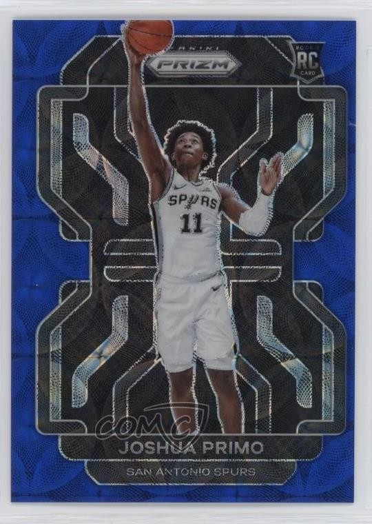 2021-22 Panini Prizm Choice Blue Prizm 2/39 Joshua Primo #298 Rookie RC 17f8