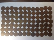 Old Rare World Bronze Coin Lot 84 Mexico Five Centavos 1943-1955 VG-VF KM# 424