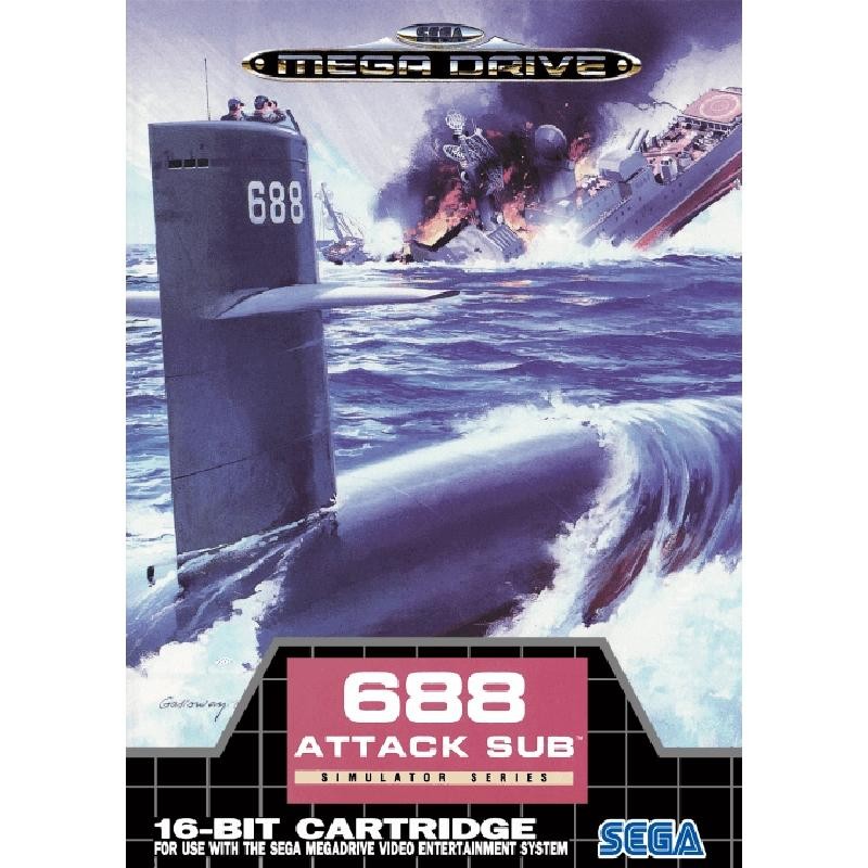 Jeu Sega Megadrive 688 Attack Sub 