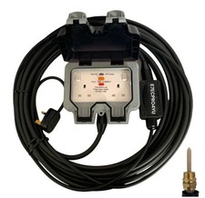 RCD OUTDOOR Socket Armoured Cable, Outdoor Extension Lead Heavy Duty 25M