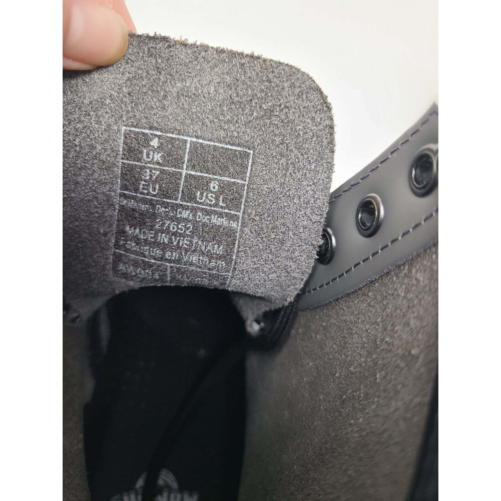 DOC DR MARTENS GUNMETAL 1460 LOUD LEOPARD Leather Boots Sz 6 Grunge Whimsigoth thumbnail 10