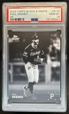 2025 Topps B&W Paul Skenes Image Variations Short Prints SP #8-SP PSA 10