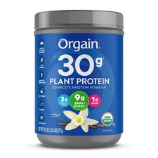 Orgain Organic Vegan 30g High Protein Powder, Plant Based Shake Drink, Prebiotic