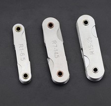 3xRadius Gauge Set Stainless Steel Radius Fillet Gauge Industrial Measuring Tool