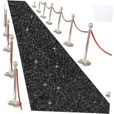 Glitter Carpet Runner for Party -200 GSM Thickness Non-Woven Fabric Runner Rug