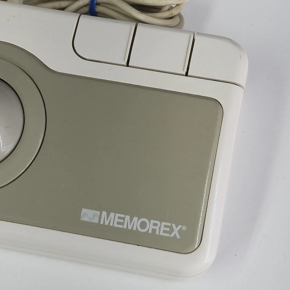 VTG Memorex Trackball Stationary Mouse Ergonomic Wired PC IBM Model 300 Serial - Image 4 of 4