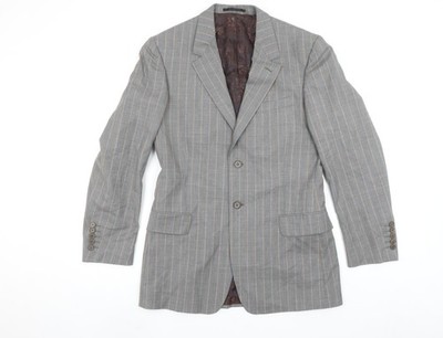 Blazer Herren 38 Brustumfang Regular Paul Smith Grau Zweiknöpfe