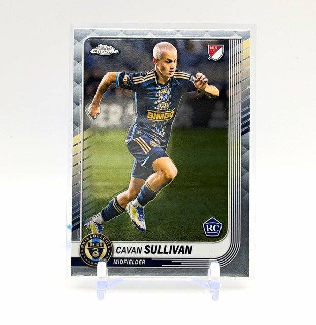 2025 Topps Chrome MLS Cavan Sullivan Rookie Base RC #6 Philadelphia Union
