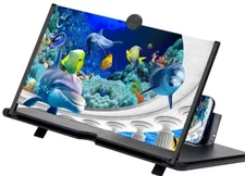 Screen Magnifier for Cell phone 2025 Newest Version 3D HD Video Phone Amplifier