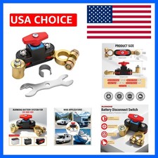 Battery Disconnect Switch 12V-48V 275A - Universal Battery Kill Switch/Cut Of...