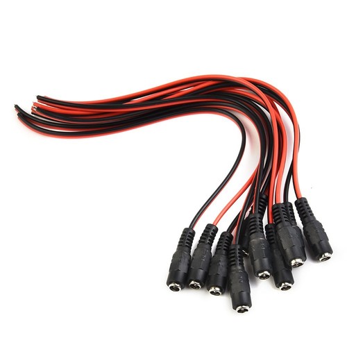 10 ST??CKE 12 V CCTV ??berwachungskamera DC M?nnlich + Female Power Jack Stecker - Photo 7/27
