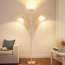 Floor Lamp for Living Room,72" Dimmable Torchiere Lamp with 2 Reading Lights ...