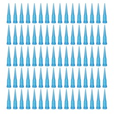 80Pcs 22GA Plastic Tapered Pinhead, TT Blunt Dispensing Needle, Dark Blue