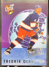 1992-93 Fleer Ultra Ultra Import Fredrik Olausson #18 Winnipeg Jets