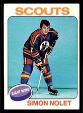 1975-76 Topps Simon Nolet #220 - Kansas City Scouts
