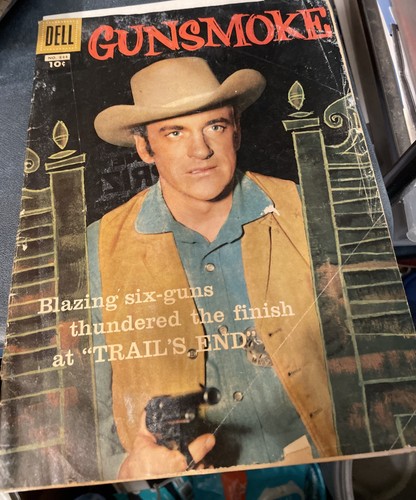 Gunsmoke Dell Comic Four Color 844 10 Cent 1957 | eBay