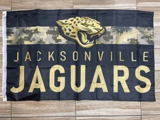 NFL JACKSONVILLE JAGUARS Official Flag Banner 3 X 5 Indoor/Outdoor Brass Grommet
