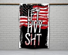 Motivational Gym Flag - Custom Weightlifting Wall Decor