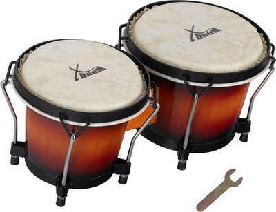 Wohlklingende Bongotrommeln Standard Vintage Macho und Hembra Trommeln 6'' und 7''