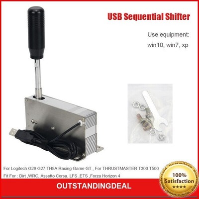 USB Sequential Shifter PC Gearshifter Handbrake For   G25 G27 G29 G920- #bv