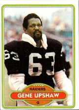 Gene Upshaw 1980 Topps #449 Oakland Raiders