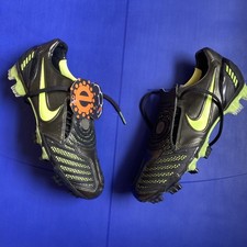 Nike Total 90 Laser II FG UK6.5 BNIB Dark Army / Volt 318793-371 *RARE*