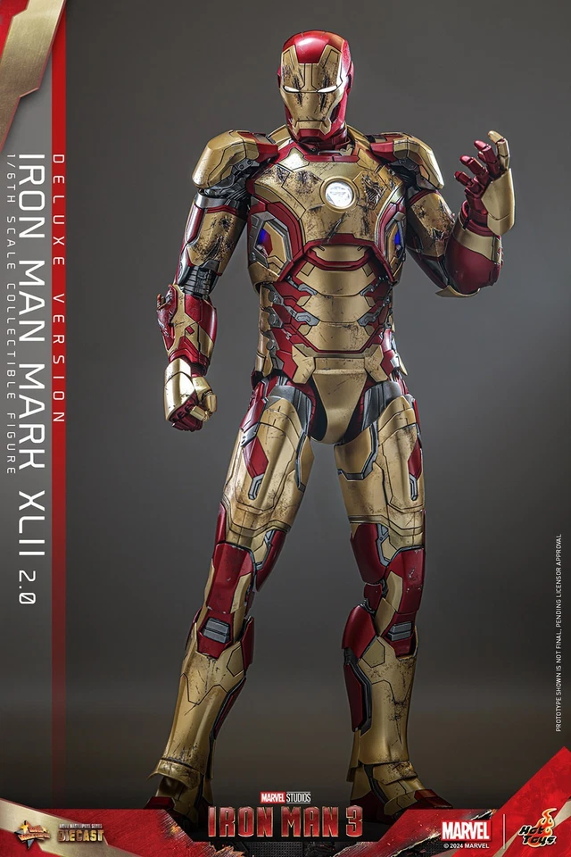 PRESALE Hot Toys MMS759D66B Iron Man Mark XLII 2.0 Mark 42 Special Edition 1/6 - Image 3 of 4